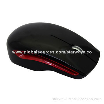 Wireless Optical Mouse with 1.5V Rated Working Voltage & 1,600dpi Resolution